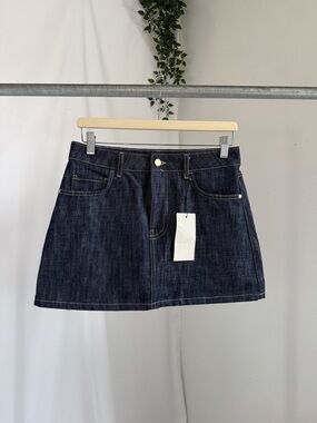 Zara denim mini skirt